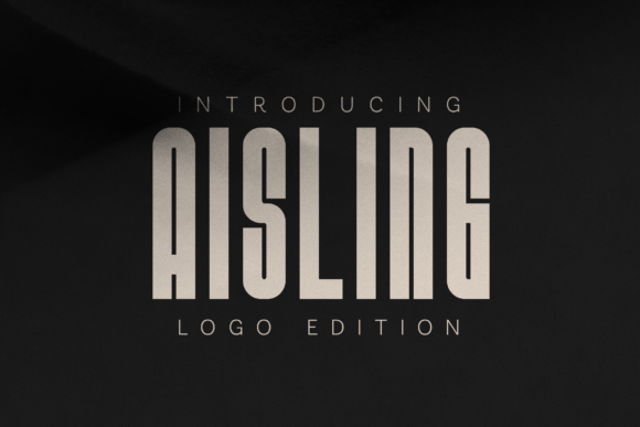 Aisling Logo Edition: A Bold Condensed Display Font for Strong Brand Identity
