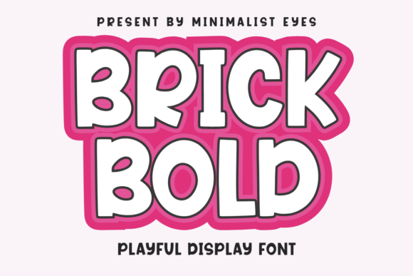 Brick Bold Typeface for Handmade Labels and Playful Branding
