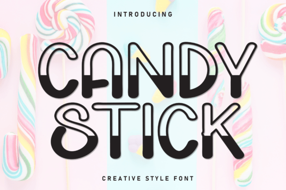 Candy Stick: A Handwritten Display Font for Editorial Design