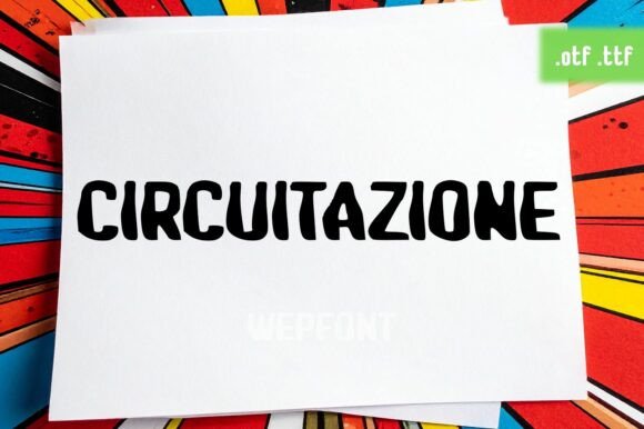 Circuitazione: A Vibrant Display Font for Bold Handmade Branding