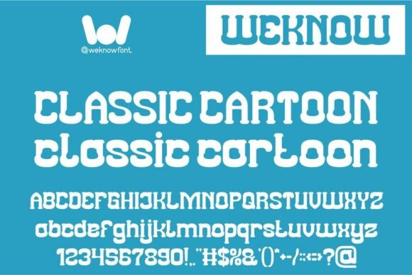 Classic Cartoon Typeface Review for Retro Branding