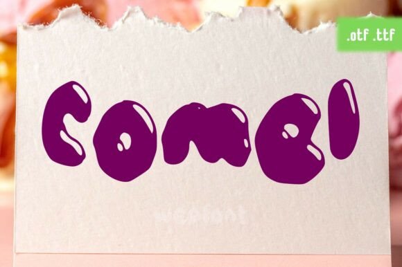 Comel Typeface: Elevate Your Brand Identity With Cheerful Display Fonts