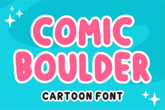 Comic Boulder: A Bold Display Font for Playful Editorial Design
