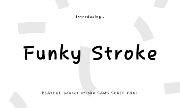 Funky Stroke Typeface: A Playful Display Font for Modern Web Design