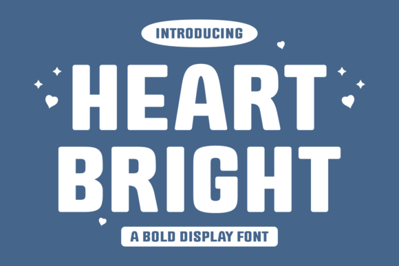 Heart Bright Typeface for Handmade Brands and Craft Projects