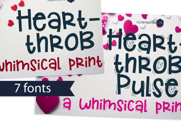 Heart Throb: The Whimsical Display Font for Scroll-Stopping Campaigns