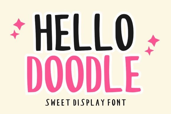 Hello Doodle: A Playful Display Font for Creative Branding