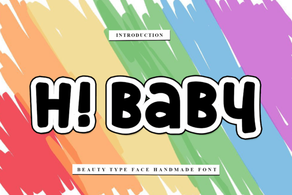 Hi Baby Display Font for Bold Brand Identity