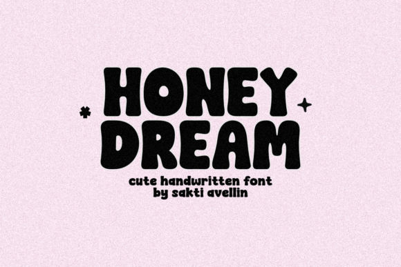 Honey Dream Typeface: Retro Handwritten Font for Branding