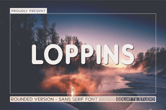 Loppins: The Playful Display Font for Handmade Branding