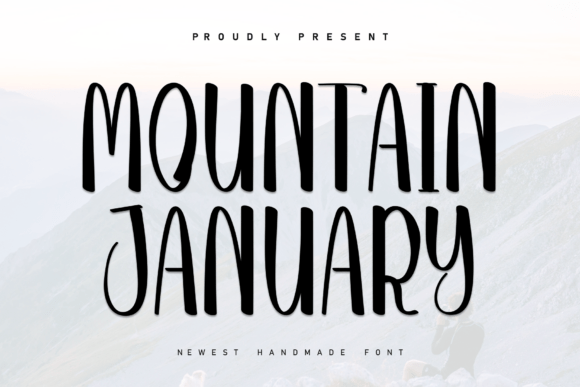 Mountain January: A Tall, Clean Display Font for Modern Branding