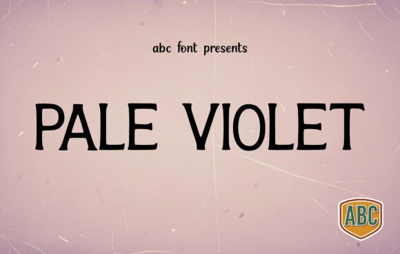 Pale Violet: A Premium Display Font for Small Business Branding