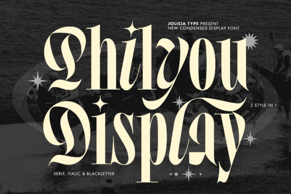 Philyou Display Typeface for Elegant Craft Projects