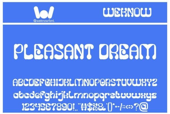 Pleasant Dream Typeface for Handmade Branding