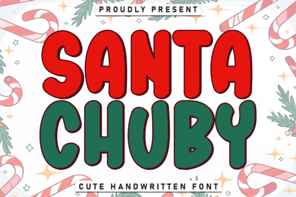 Santa Chuby Display Font Review for Handmade Branding