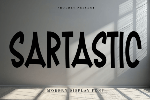 Sartastic Display Font Review for Bold Brand Identity