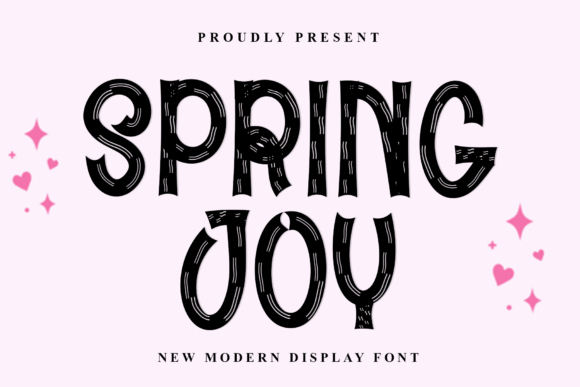 Spring Joy Typeface: A Modern Display Font for Digital Branding