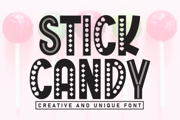 Stick Candy Handwritten Display Font for Brand Identity