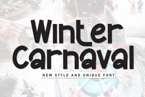 Winter Carnaval: A Handwritten Display Font for Warm Digital Branding
